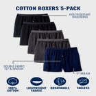 5-Pack Cotton Boxers image number null