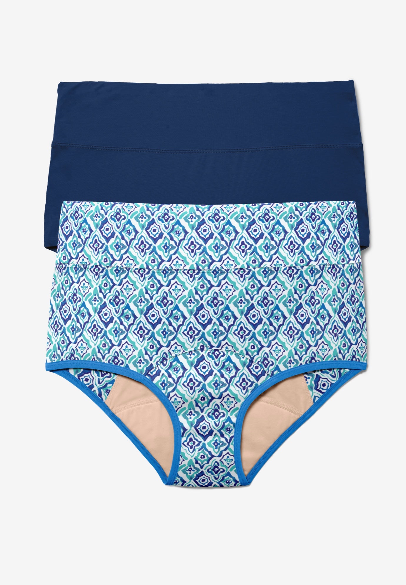 Cotton Spandex Leak-Proof Brief 2-Pack image number 0