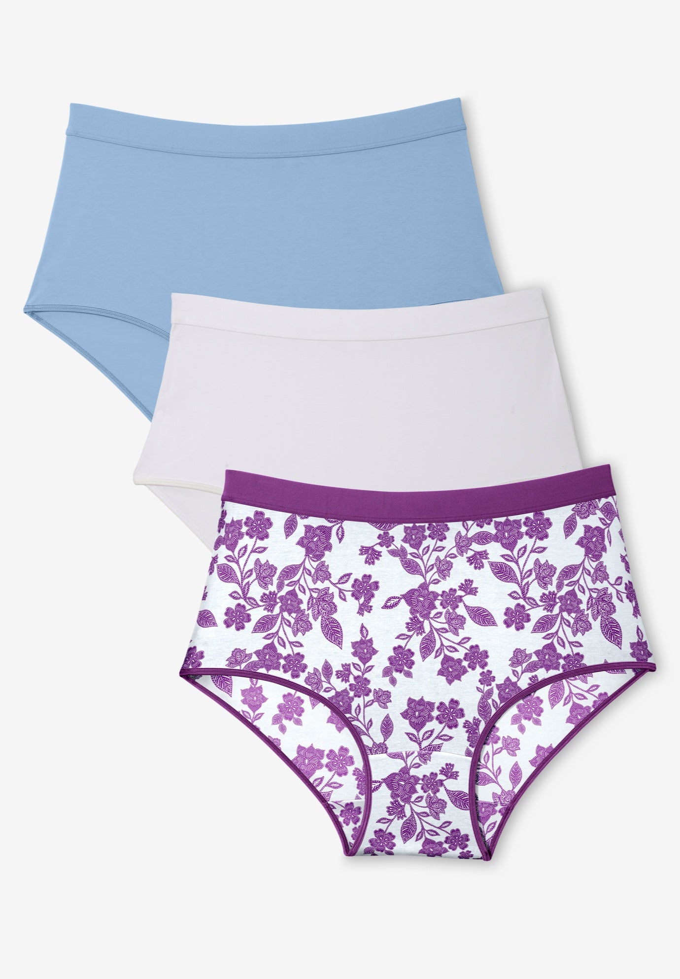 Cotton/Spandex Panty 3-Pack image number 0