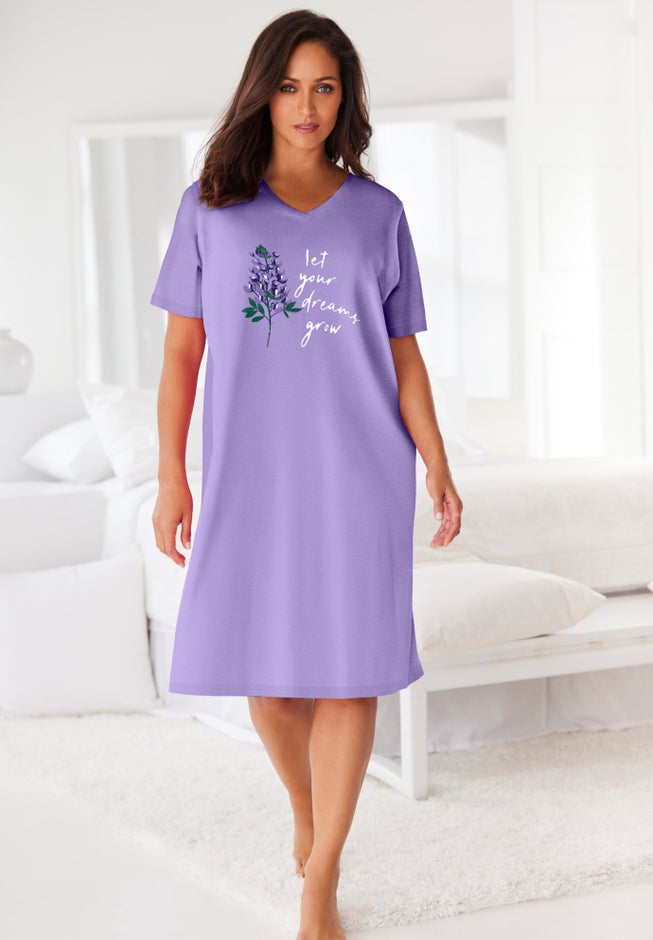 Only Necessities® Graphic Sleepshirt image number 3