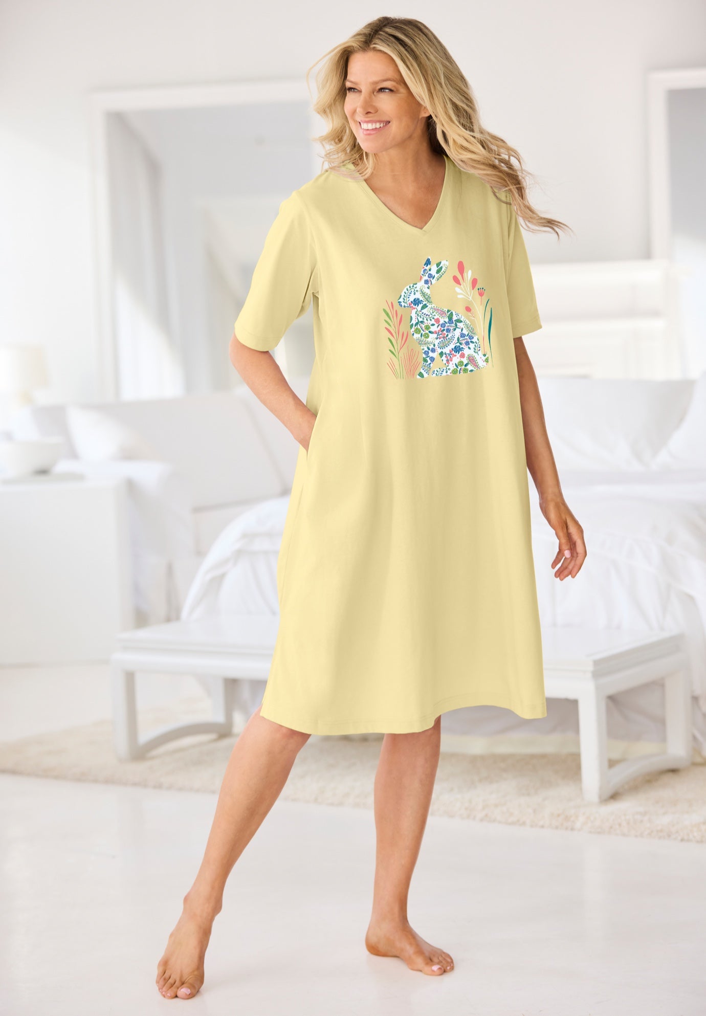 Only Necessities® Graphic Sleepshirt image number 4