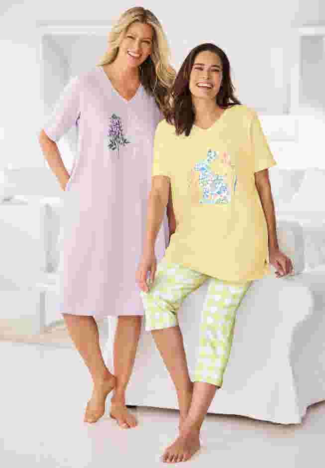 Only Necessities® Capri Pajamas image number 2