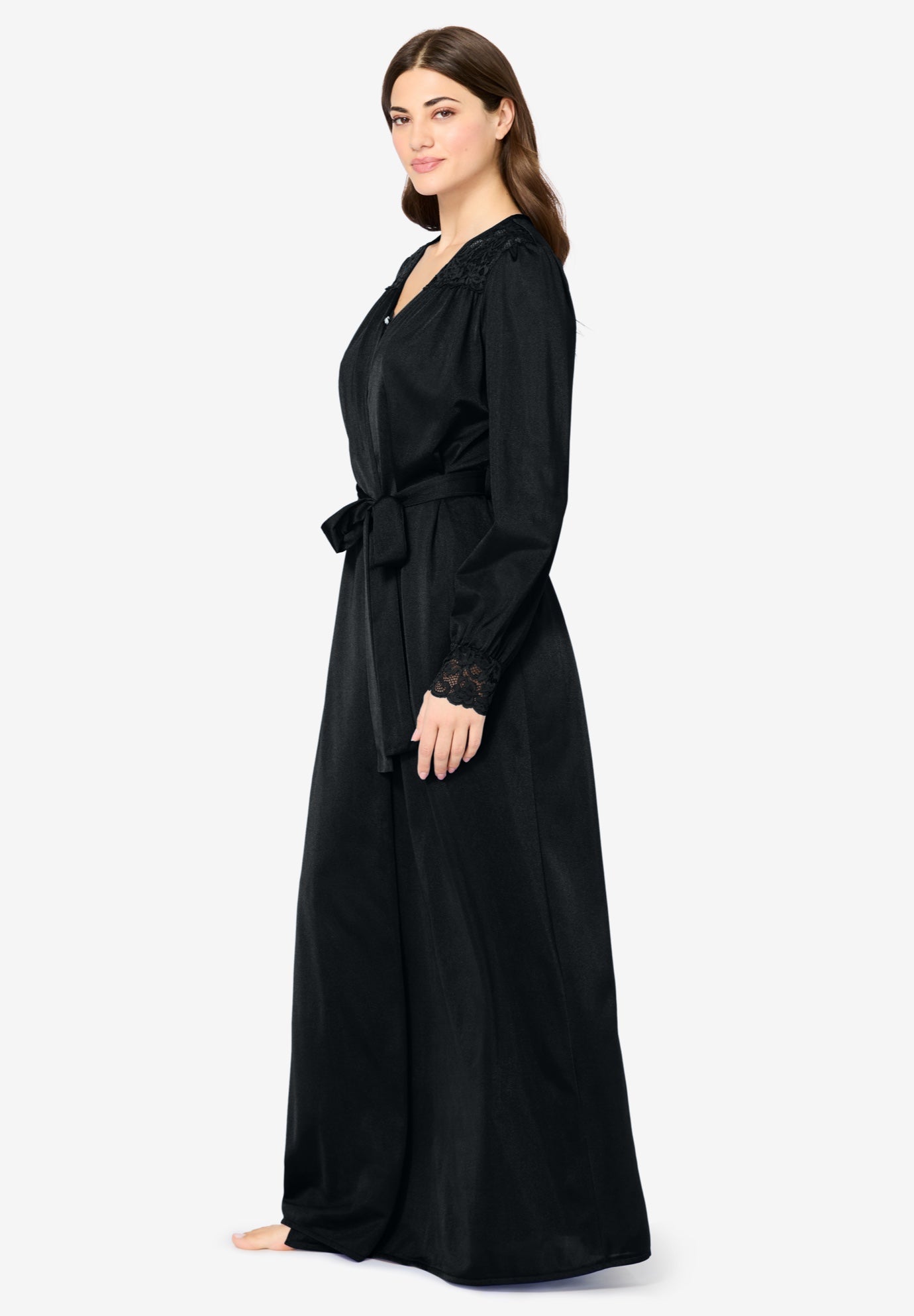 Amoureuse&reg; Peignoir 2-Piece Tricot Gown & Robe image number 2