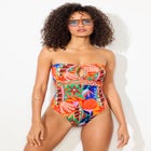 Braided Bandeau One Piece Swimsuit image number null