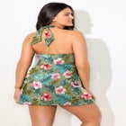 High Neck Halter Swimdress image number null