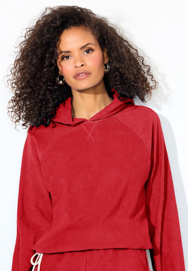 Baby French Terry Hoodie Cover Up image number 3