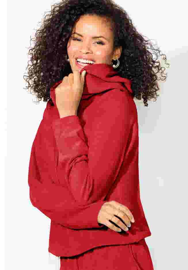 Baby French Terry Hoodie Cover Up image number 4