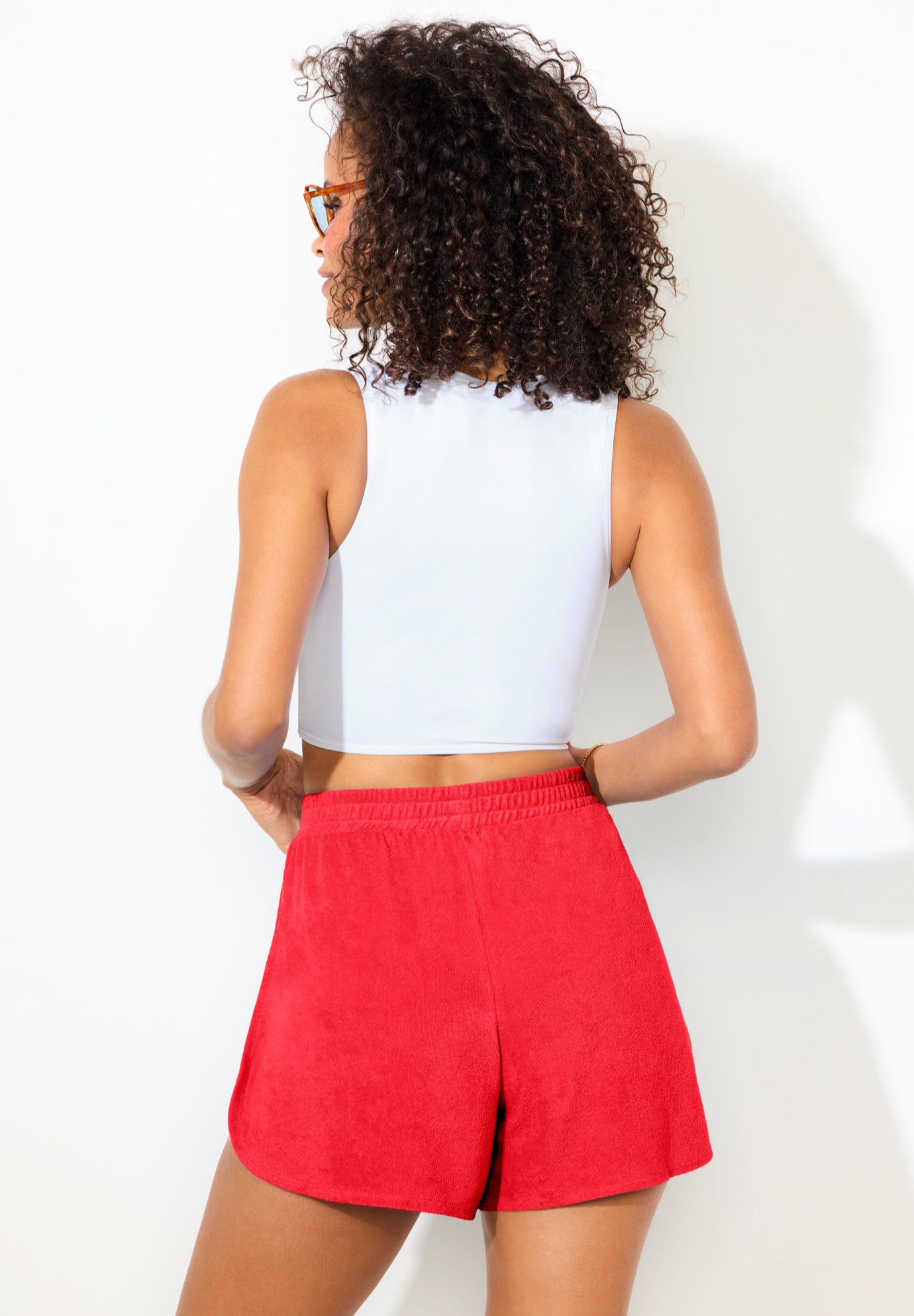 Baby French Terry Shorts Cover Up image number 1