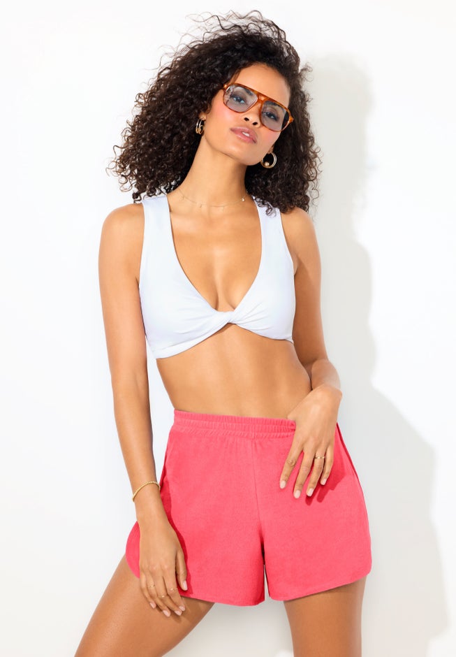 Baby French Terry Shorts Cover Up image number 3