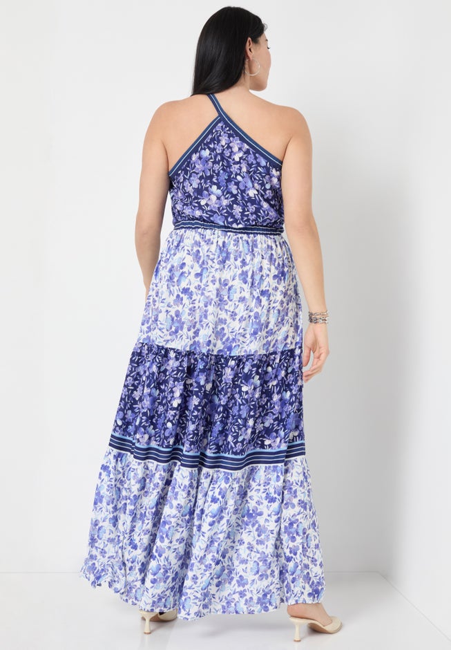 One-Shoulder Tiered Maxi Dress image number 1