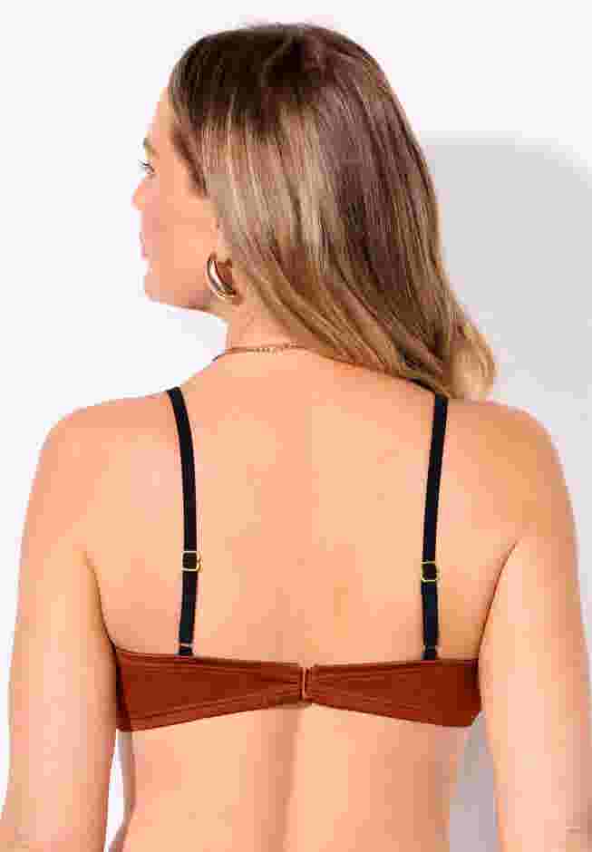 Shirred Underwire Bikini Top image number 1