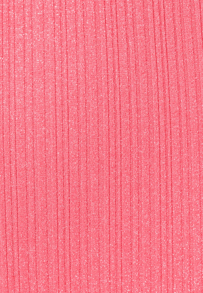 Sparkle Ribbed Twist Front Crop Top image number 4