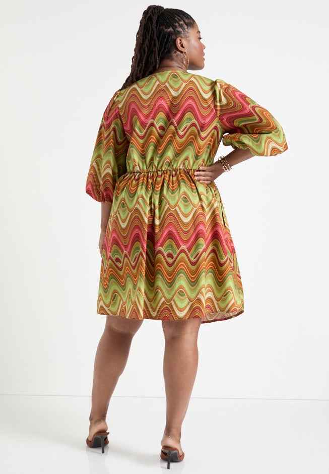 Ring Cut Out Poplin Shirtdress image number 1