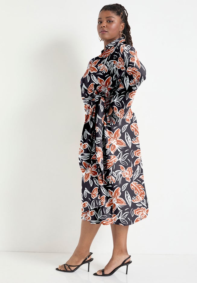 Midi Wrap Dress image number 2