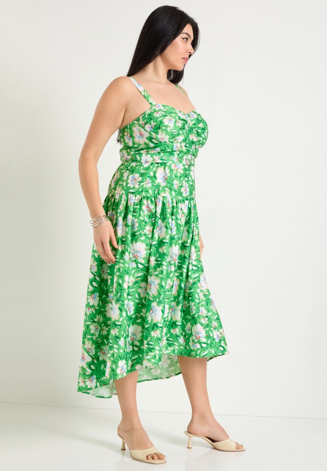High-Low Midi Dress image number 2