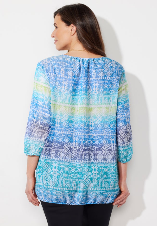 Santa Fe Peasant Top image number 1