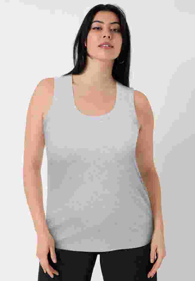 Ribbed Scoopneck Tank Top image number 0