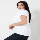Ribbed Scoopneck Top image number 2