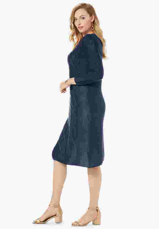 Cable Sweater Dress image number 2