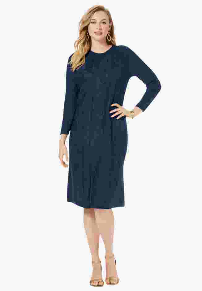 Cable Sweater Dress image number 0