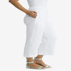 Gauze Wide Leg Crop Pant image number null