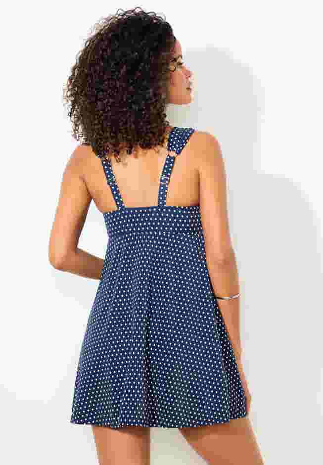 U-Neckline Swimdress image number 1