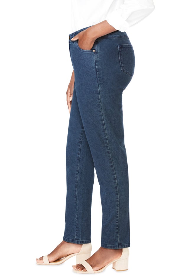True Fit Stretch Denim Straight Leg Jean image number 3