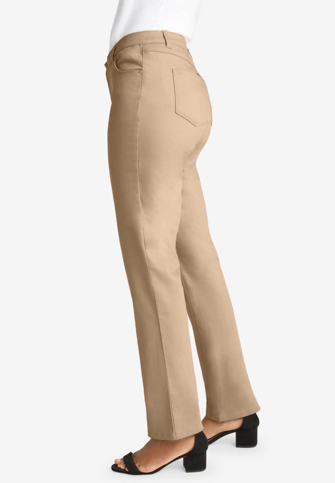 True Fit Stretch Denim Straight Leg Jean image number 2