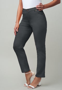 True Fit Stretch Denim Straight Leg Jean