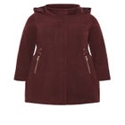 Faux Wool Plain Coat image number 2