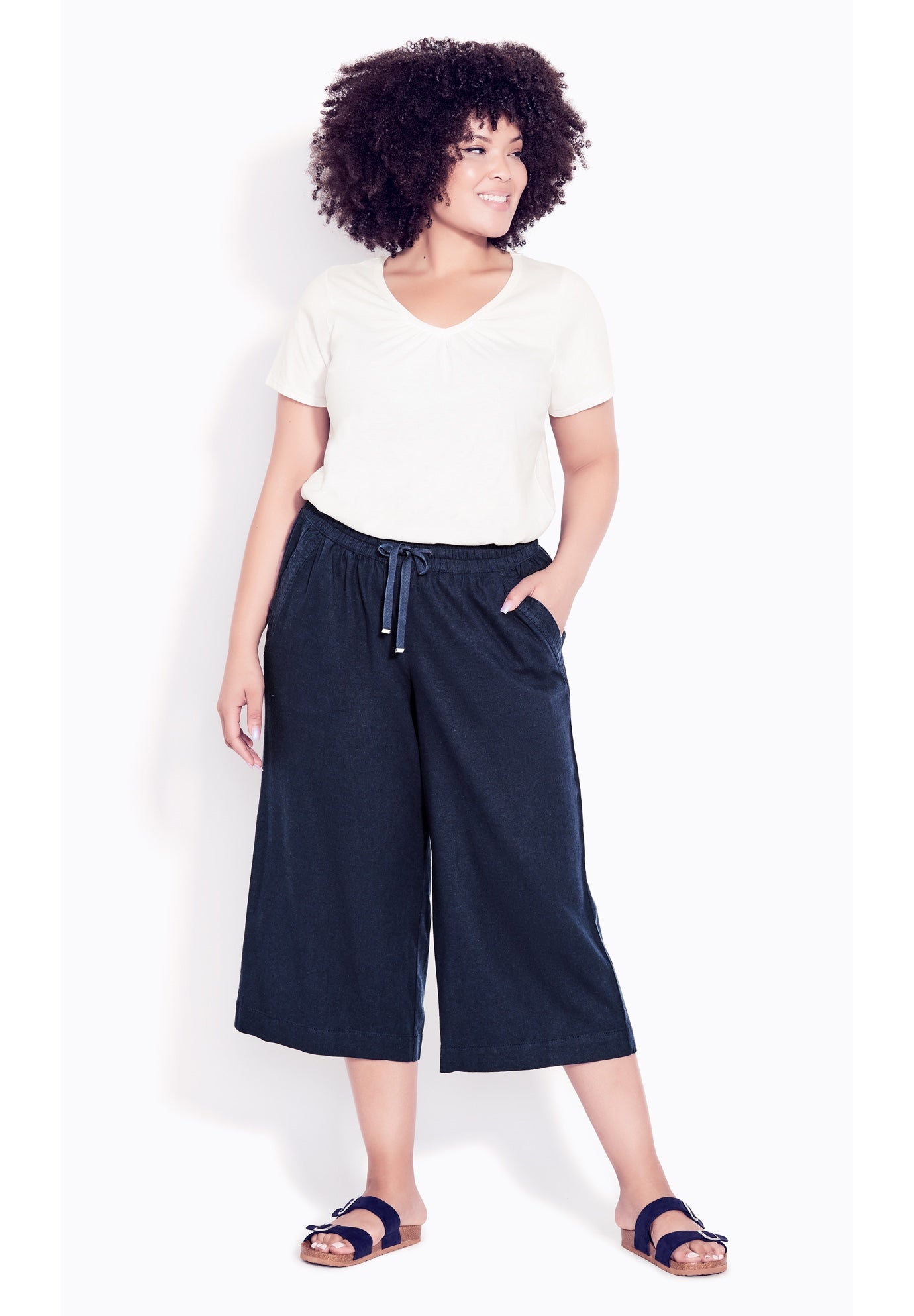 Wide Leg Crop Pant image number 0