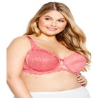 Knitted Lace Soft Cup Bra image number null