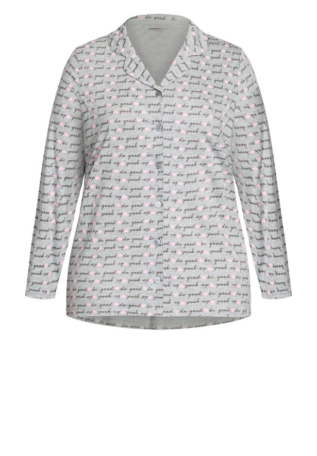 Button Through Sleep Top image number 2