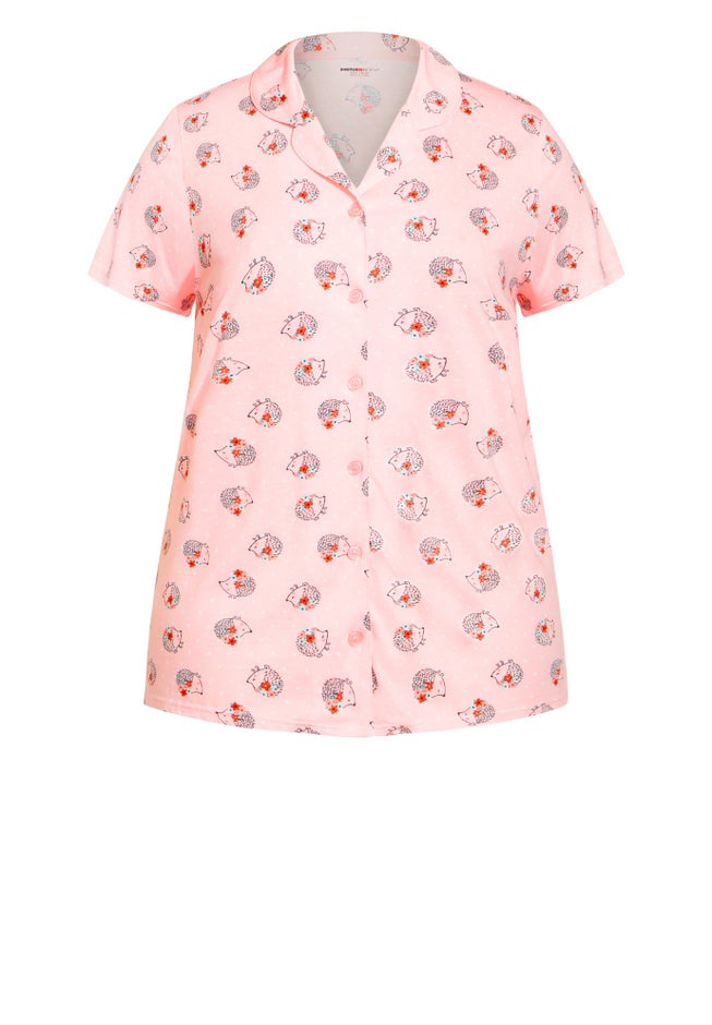 Hedgehog Button Sleep Top image number 2