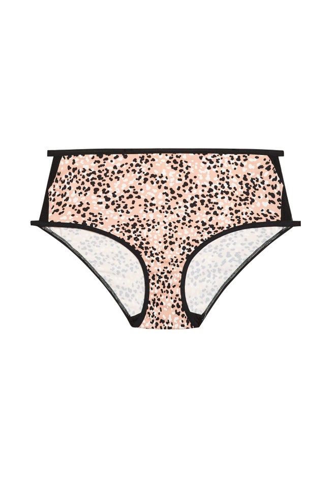 Fashion Microfiber Hi Cut Brief image number 2