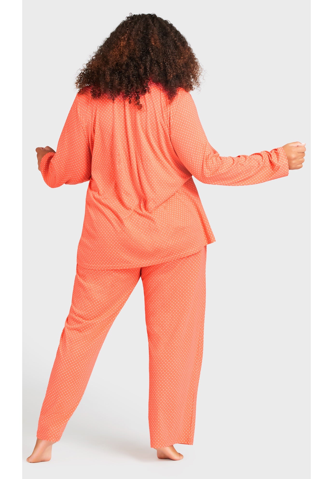 Button Print Sleep Top image number 1