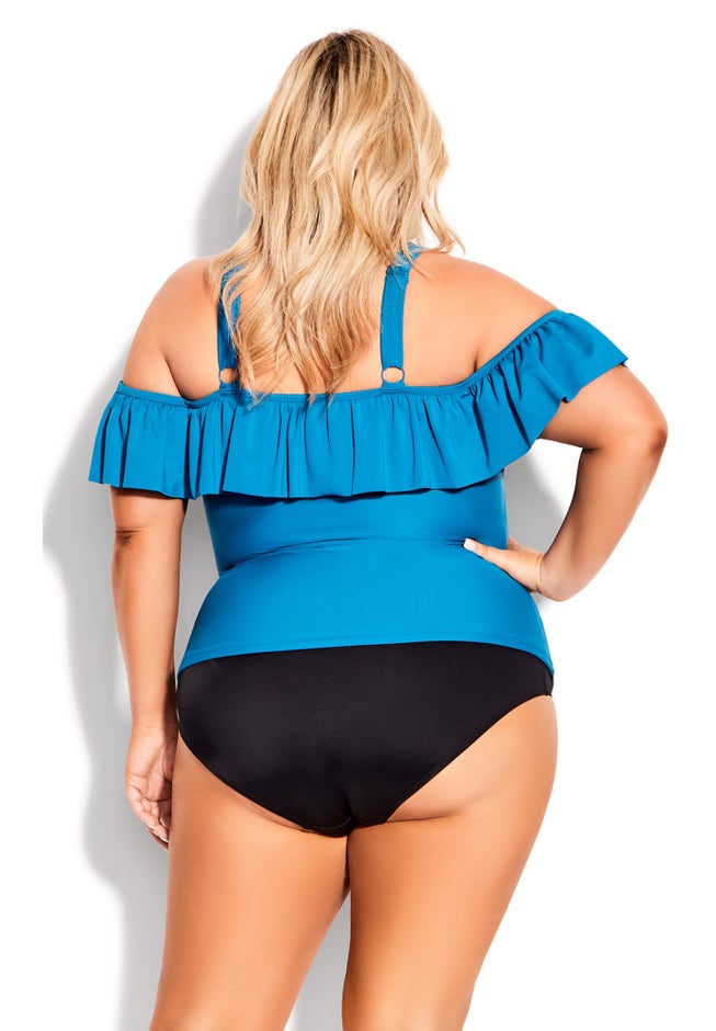 Ruffle Tankini Top image number 1