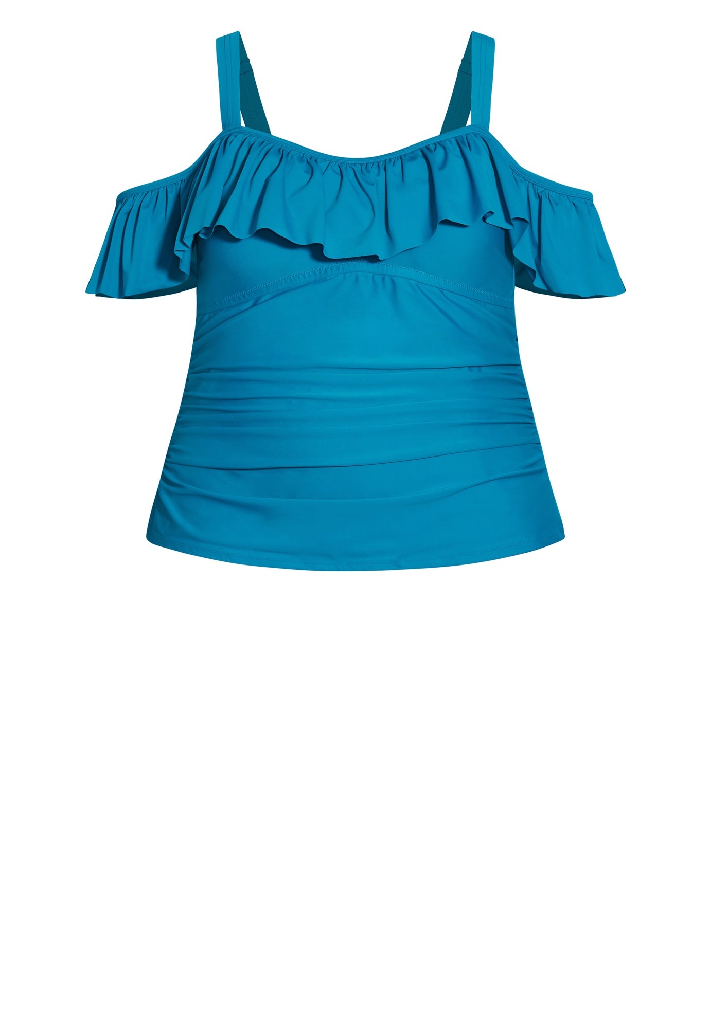 Ruffle Tankini Top image number 2