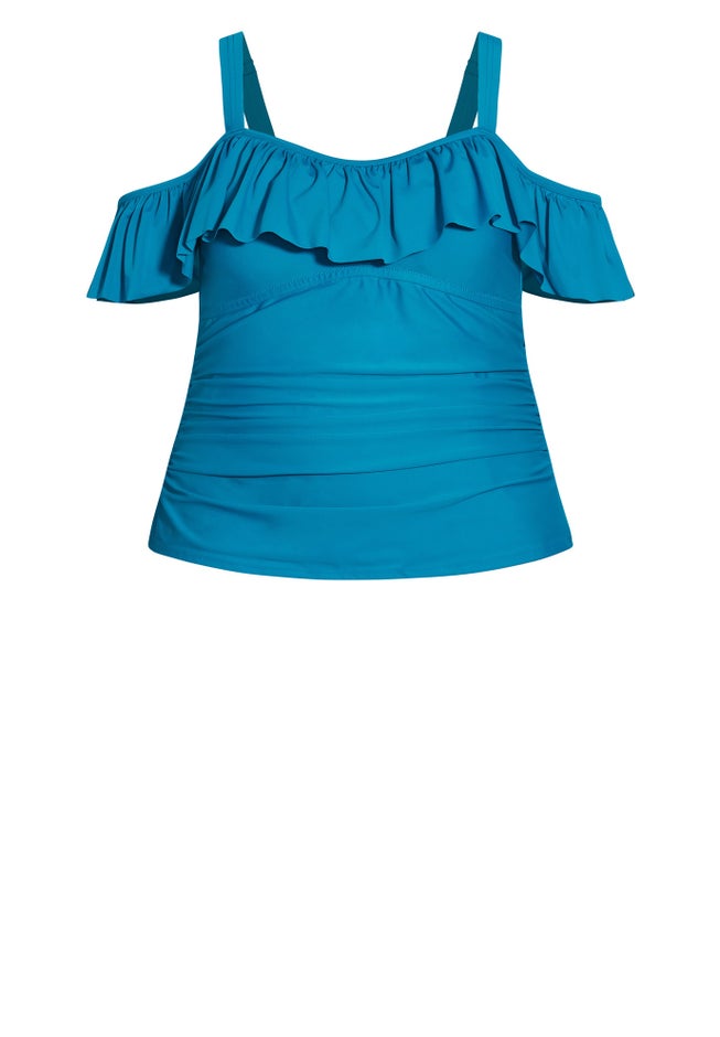 Ruffle Tankini Top image number 2