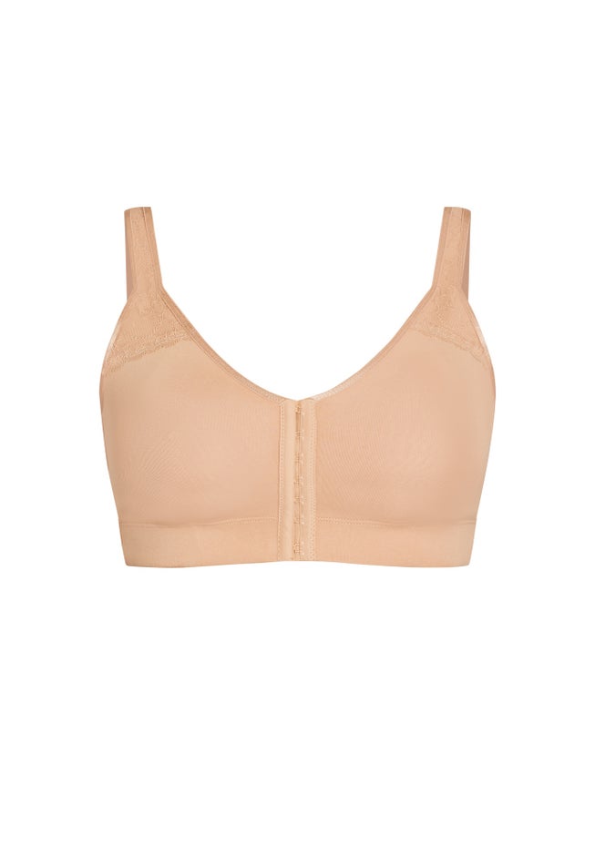 Comfort Cotton Wire Free Front Close Bra image number 2