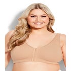 Comfort Cotton Wire Free Front Close Bra image number null