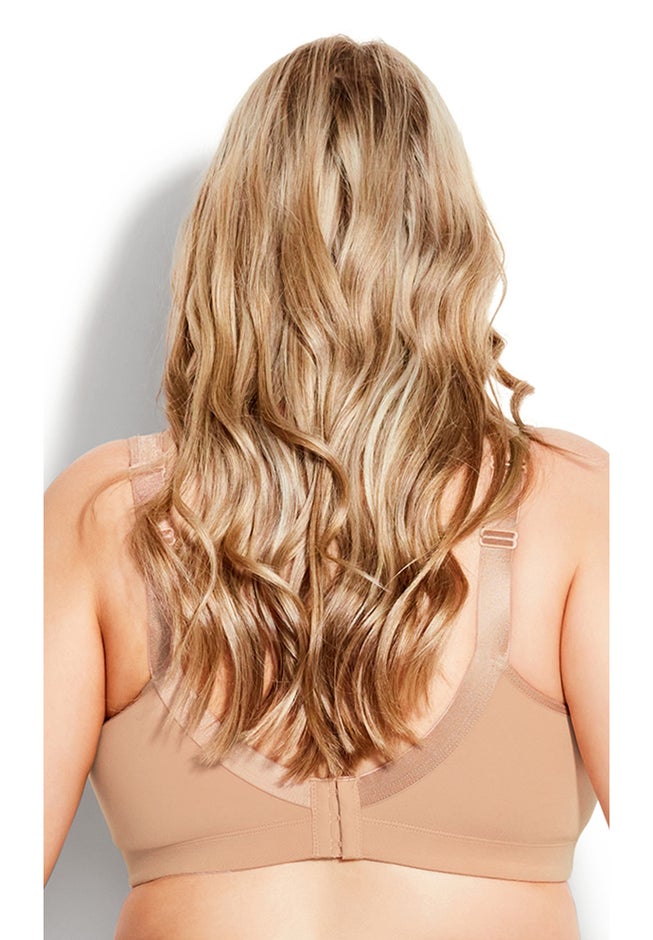 Comfort Cotton Wire Free Lace Bra image number 1