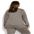 Hi Lo Sweat Top image number null