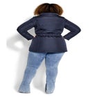 Belted Hood Puffer Coat image number 1