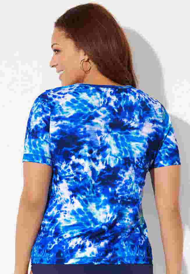 Chlorine Resistant Swim Tee Rash Guard image number 1
