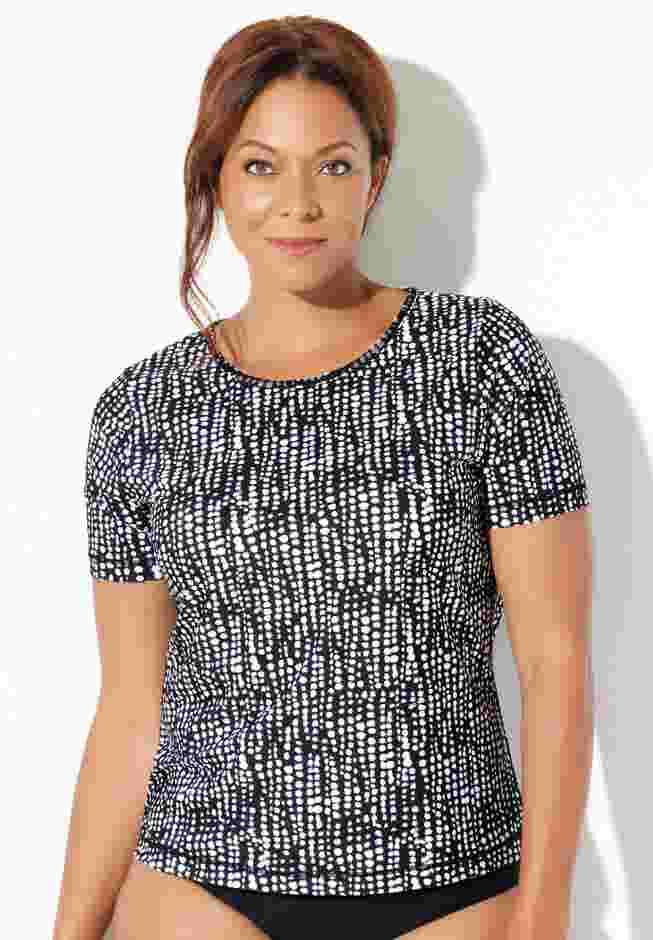 Chlorine Resistant Swim Tee Rash Guard image number 0