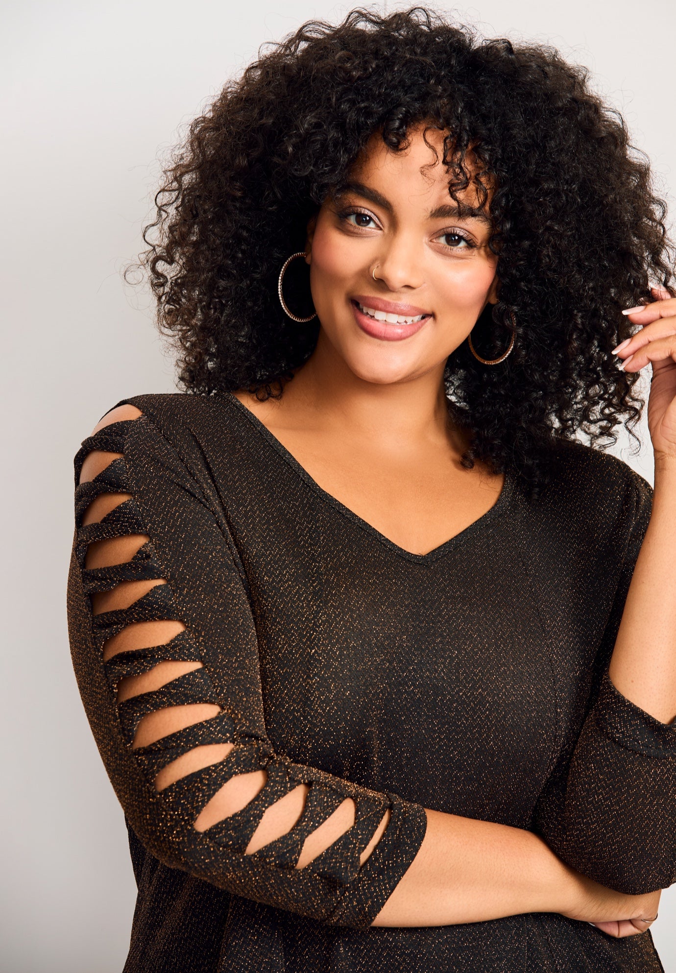 Glam Sleeve Detail Tunic image number 3