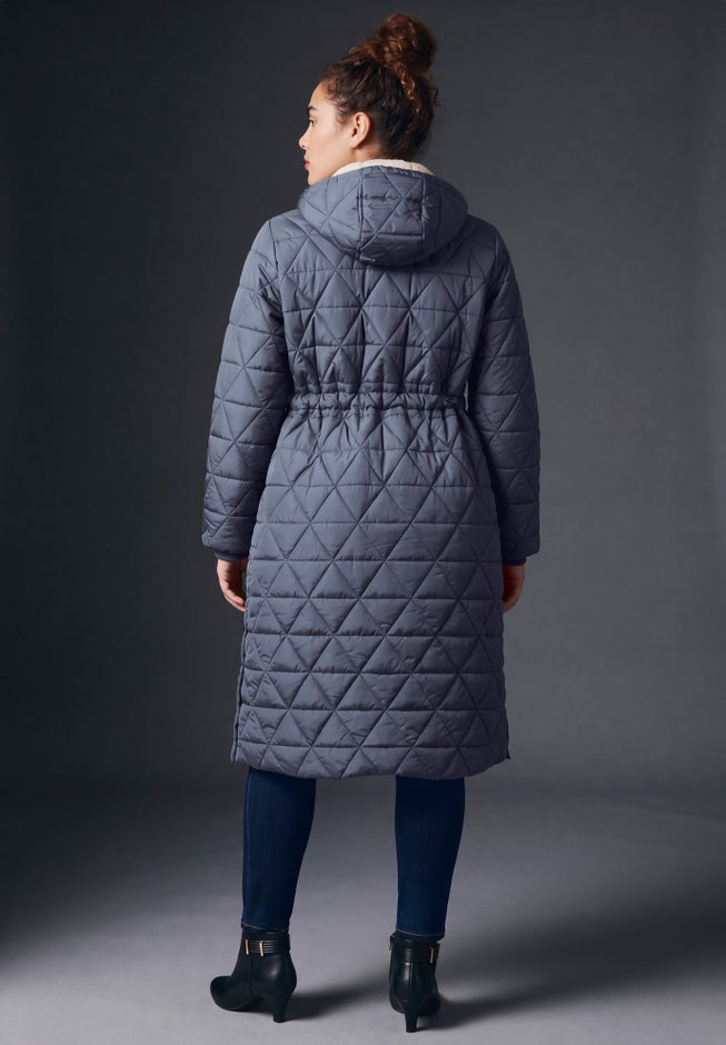 Quinn Longline Puffer Jacket image number 1
