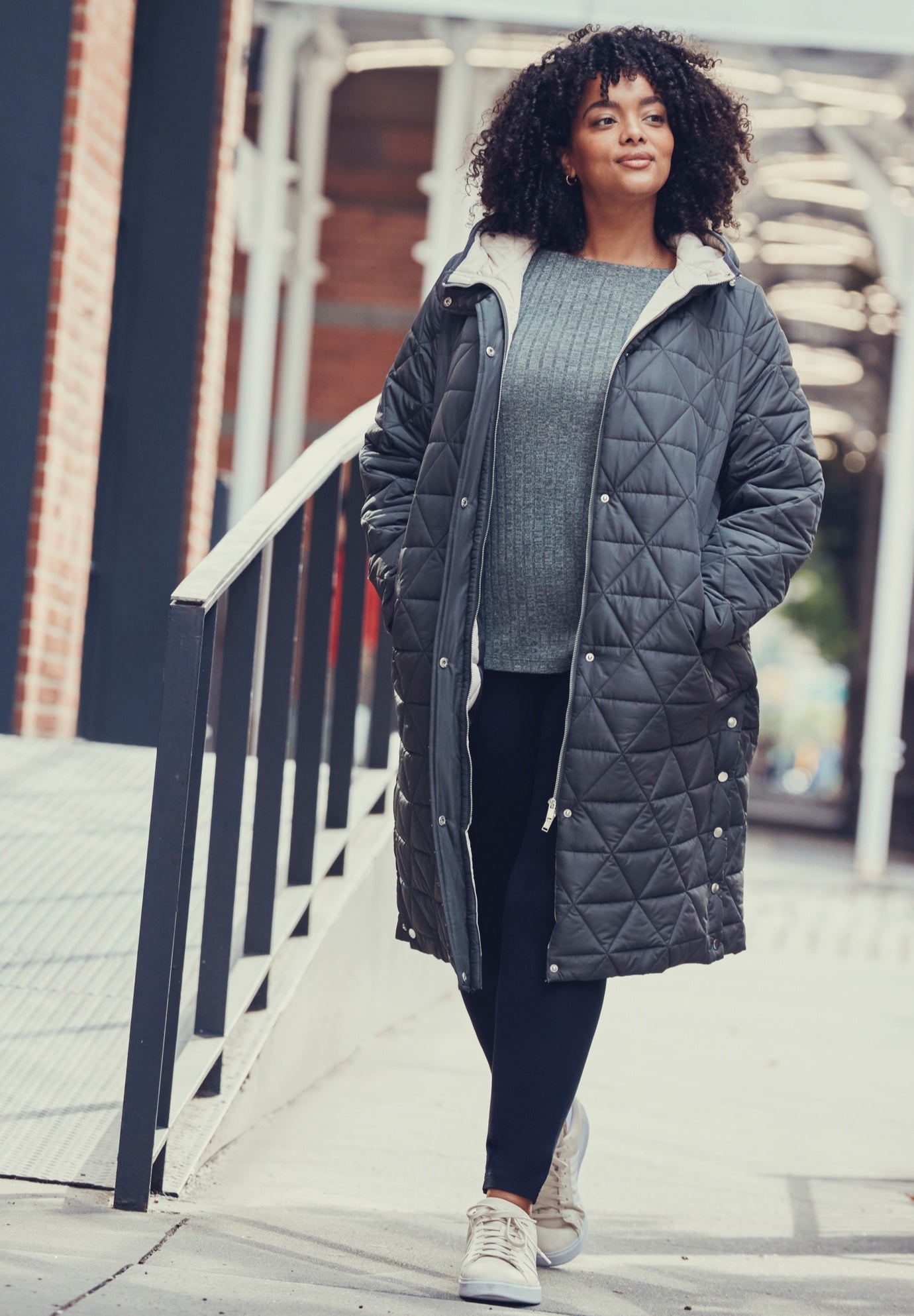 Quinn Longline Puffer Jacket image number 4