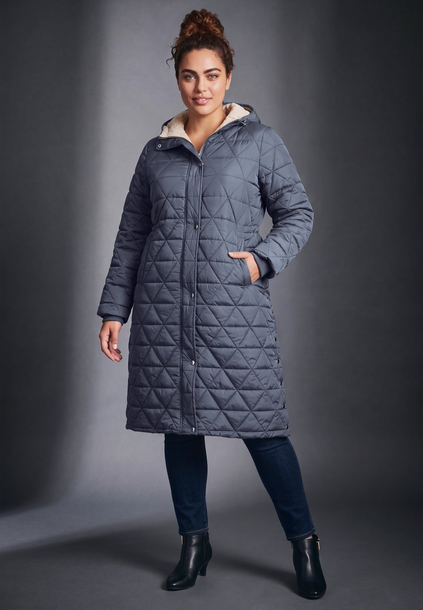 Quinn Longline Puffer Jacket image number 0